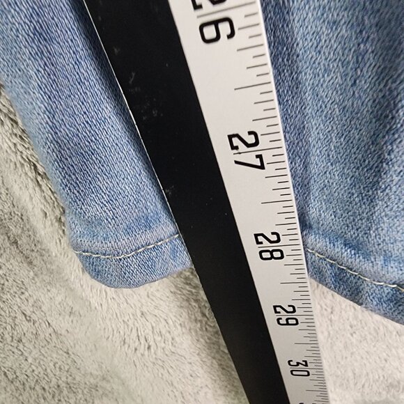 Womens American Eagle Hi Rise Jegging Denim Jeans Super Stretch Distressed 8 - Picture 8 of 10